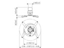 Vogel's Deckenhalterung PPC-1500 Silber