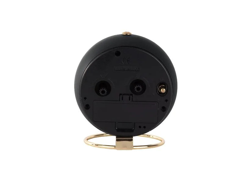 KARLSSON Klassischer Wecker Globe Schwarz