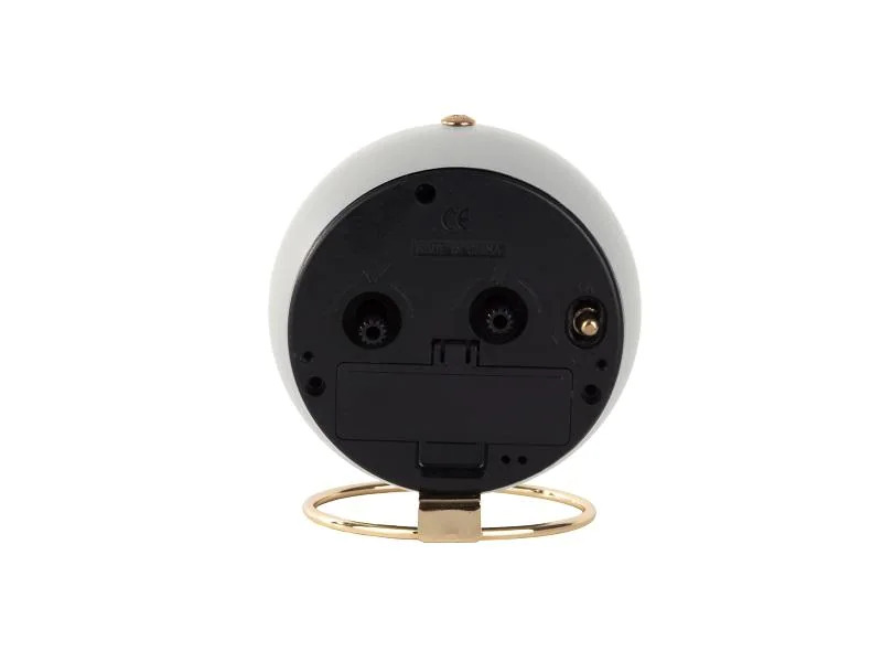 KARLSSON Klassischer Wecker Globe Weiss
