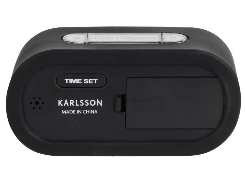 KARLSSON Digitalwecker Gummy Schwarz