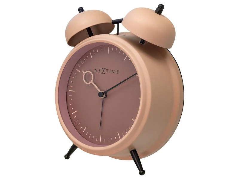NeXtime Klassischer Wecker Golden Hour Peach