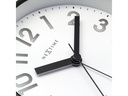 NeXtime Klassischer Wecker Reflect Weiss/Schwarz