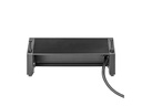 STEFFEN Tischsteckdosenleiste ALU DESK 2x T13, USB-A+C, Schwarz