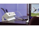 STEFFEN Tischsteckdosenleiste ALU DESK 2x T13, USB-A+C, Weiss