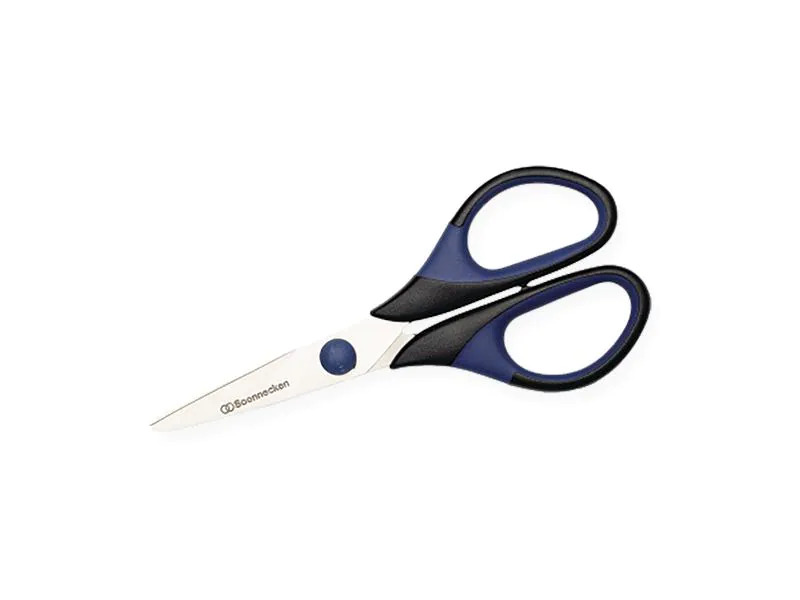 Soennecken Schere Softgrip 14 cm, Edelstahl, Universal