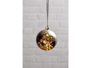Star Trading Weihnachtskugel Glow, 40 LED, Ø 15 cm, Anthrazit