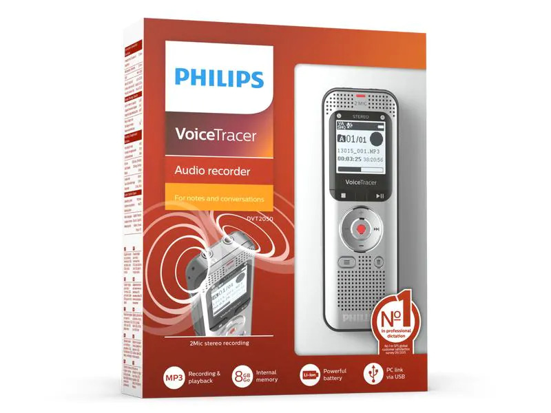 Philips Diktiergerät VoiceTracer DVT2050