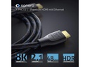 sonero Kabel Ultra High Speed HDMI 2.1 8K HDMI - HDMI, 0.5 m
