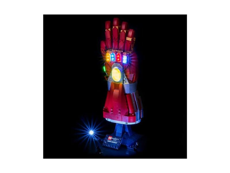 Light My Bricks LED-Licht-Set für LEGO® Iron Mans Nano Handschuh 76223