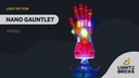 Light My Bricks LED-Licht-Set für LEGO® Iron Mans Nano Handschuh 76223