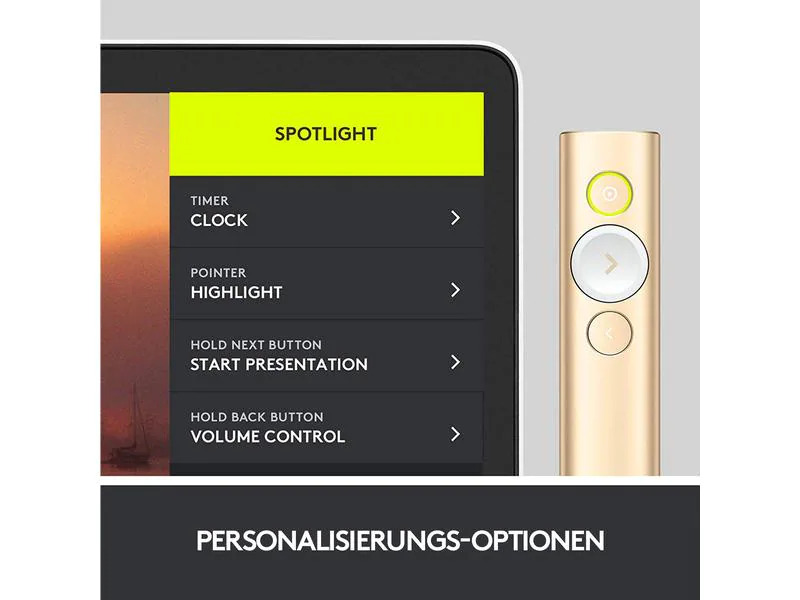 Logitech Presenter Spotlight Gold