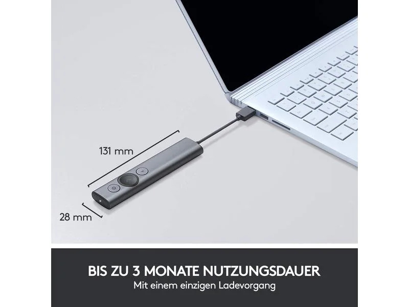 Logitech Presenter Spotlight Schiefergrau