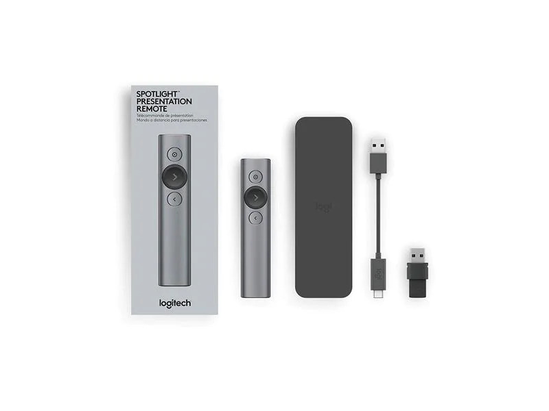 Logitech Presenter Spotlight Schiefergrau
