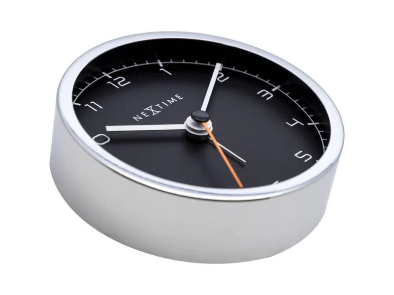 NeXtime Klassischer Wecker Company Alarm Schwarz