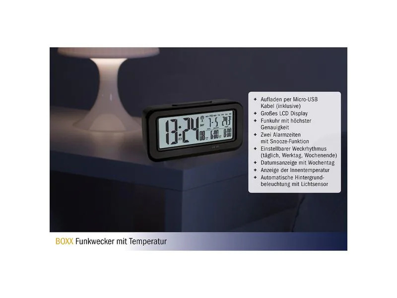 TFA Dostmann Digitalwecker BOXX