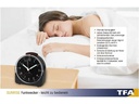 TFA Dostmann Funk-Wecker Sunrise Schwarz