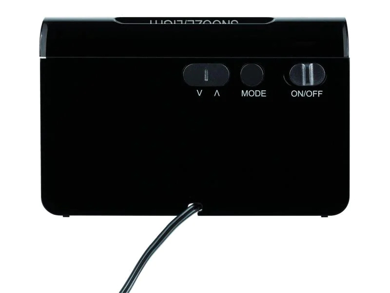 TFA Dostmann Funkwecker Icon Schwarz, Weiss