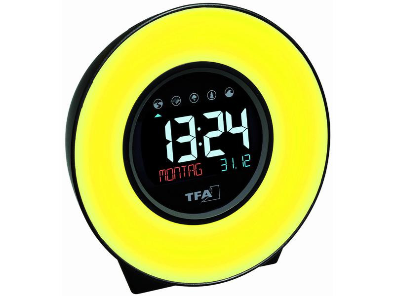TFA Dostmann Radiowecker Moodlight mit Farbwechsel