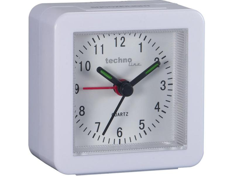 Technoline Klassischer Wecker MODELL SC WHITE Quarzuhr