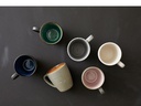 Bitz Kaffeetasse 0.19 l, 6 Stück, Blau/Schwarz