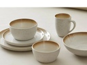 Bitz Kaffeetasse 0.3 l, 4 Stück, Braun/Crème