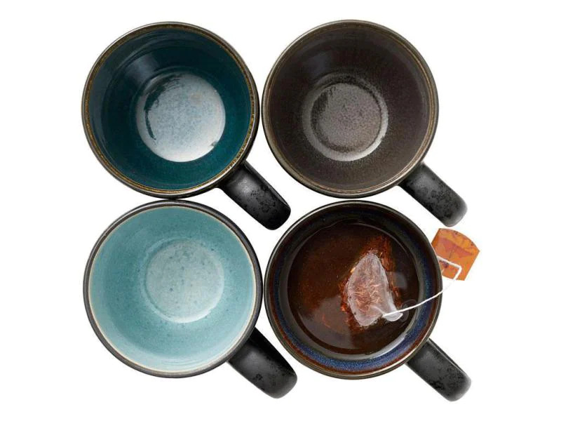 Bitz Kaffeetasse 0.3 l, 4 Stück, Schwarz