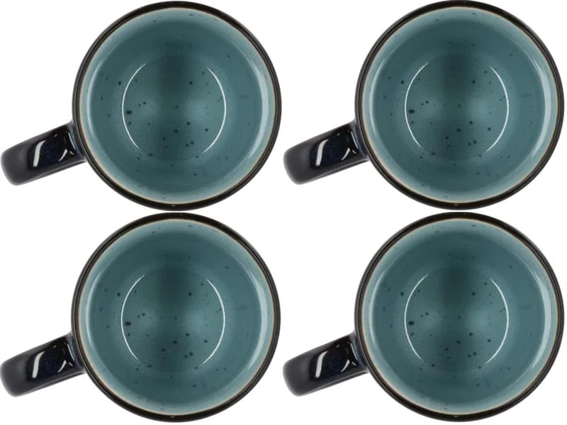Bitz Kaffeetasse 300 ml, 4 Stück, Dunkelblau