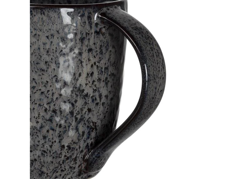 Leonardo Cappuccinotasse Matera 0.43 l, 6 Stück, Schwarz