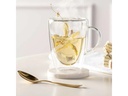 Leonardo Kaffeetasse Duo 300 ml, 4 Stück, Transparent