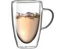 Leonardo Kaffeetasse Duo 400 ml, 4 Stück, Transparent
