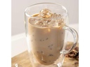Leonardo Kaffeetasse Duo 400 ml, 4 Stück, Transparent