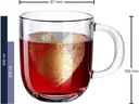 Leonardo Kaffeetasse Emozione 0.4 l, 1 Stück, Transparent