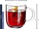 Leonardo Kaffeetasse Emozione 0.4 l, 1 Stück, Transparent