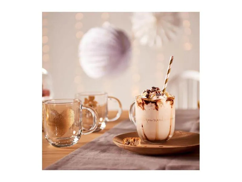 Leonardo Kaffeetasse Emozione 0.4 l, 1 Stück, Transparent