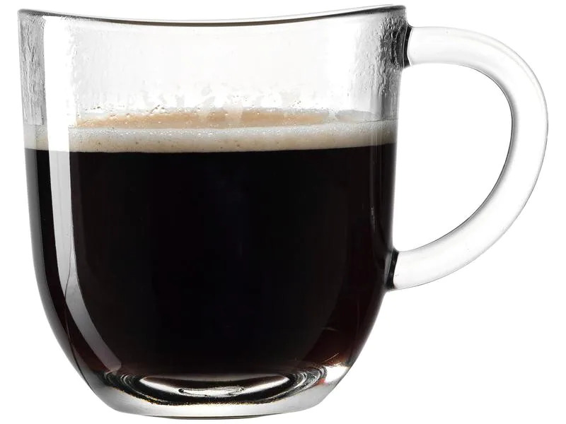 Leonardo Kaffeetasse Napoli 280 ml , 6 Stück, Transparent