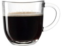 Leonardo Kaffeetasse Napoli 280 ml , 6 Stück, Transparent