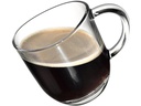 Leonardo Kaffeetasse Napoli 280 ml , 6 Stück, Transparent