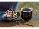 Leonardo Kaffeetasse Napoli Hello 400 ml , 1 Stück, Transparent