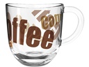 Leonardo Kaffeetasse Napoli mit Text 280 ml , Transparent