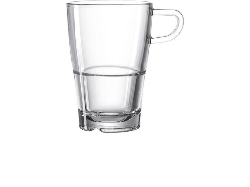 Leonardo Latte Macchiato Senso 0.35 l, 6 Stück, Transparent