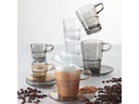 Leonardo Latte Macchiato Senso 0.35 l, 6 Stück, Transparent