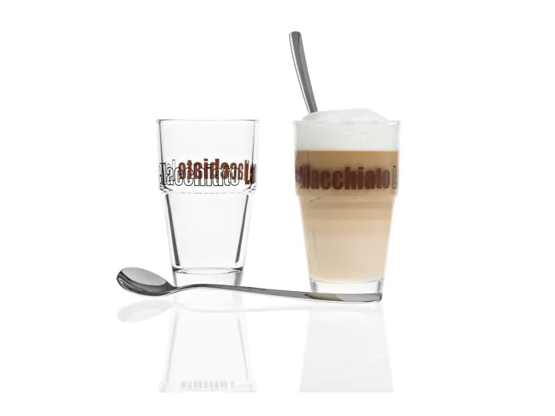 Leonardo Latte Macchiato-Glas 3.7 dl, 2 Stück, Transparent