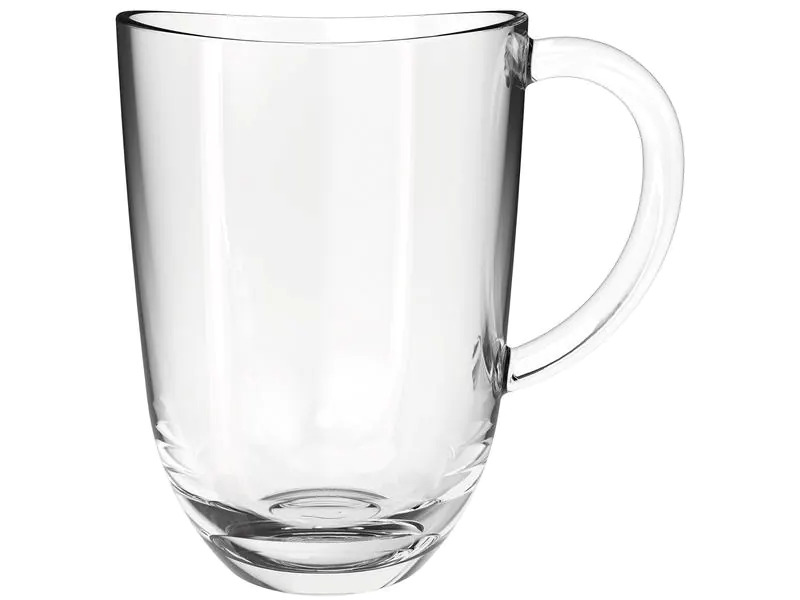 Leonardo Latte Macchiato-Glas Napoli 380 ml, 6 Stück, Transparent