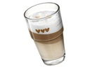 Leonardo Latte Macchiato-Glas Solo Herz 410 ml, 6 Stück, Transparent