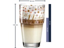 Leonardo Latte Macchiato-Glas Solo mit Punkten 410 ml, 6 Stück