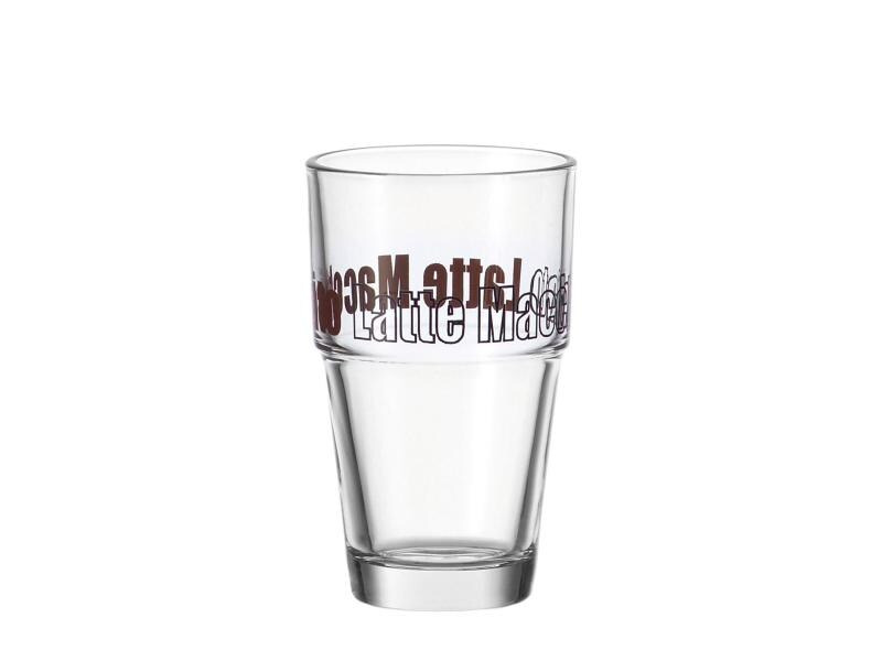 Leonardo Latte Macchiato-Glas Solo, satin 4.1 dl, 6 Stück
