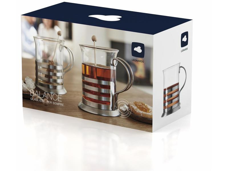 Leonardo Teetasse Balance 0.22 l, 2 Stück, Transparent