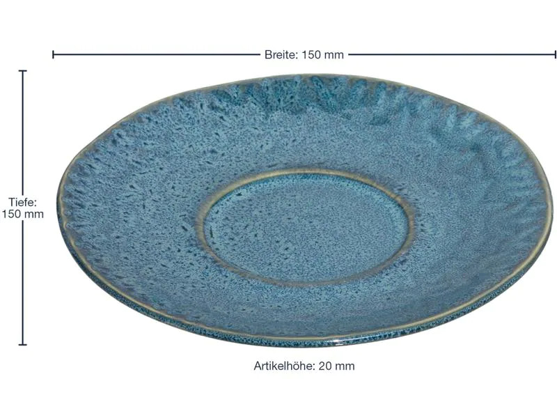 Leonardo Unterteller Matera Ø 15 cm 4 Stück, Blau