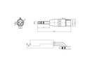 Bemero Audio-Adapter BA1101 XLR 3 Pole female - Klinke 6,3 mm male