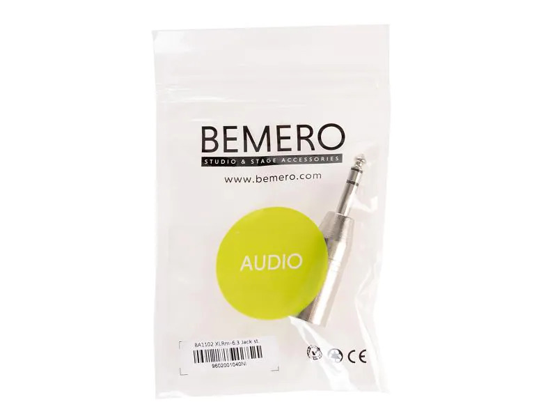 Bemero Audio-Adapter BA1102 XLR 3 Pole male - Klinke 6,3mm male